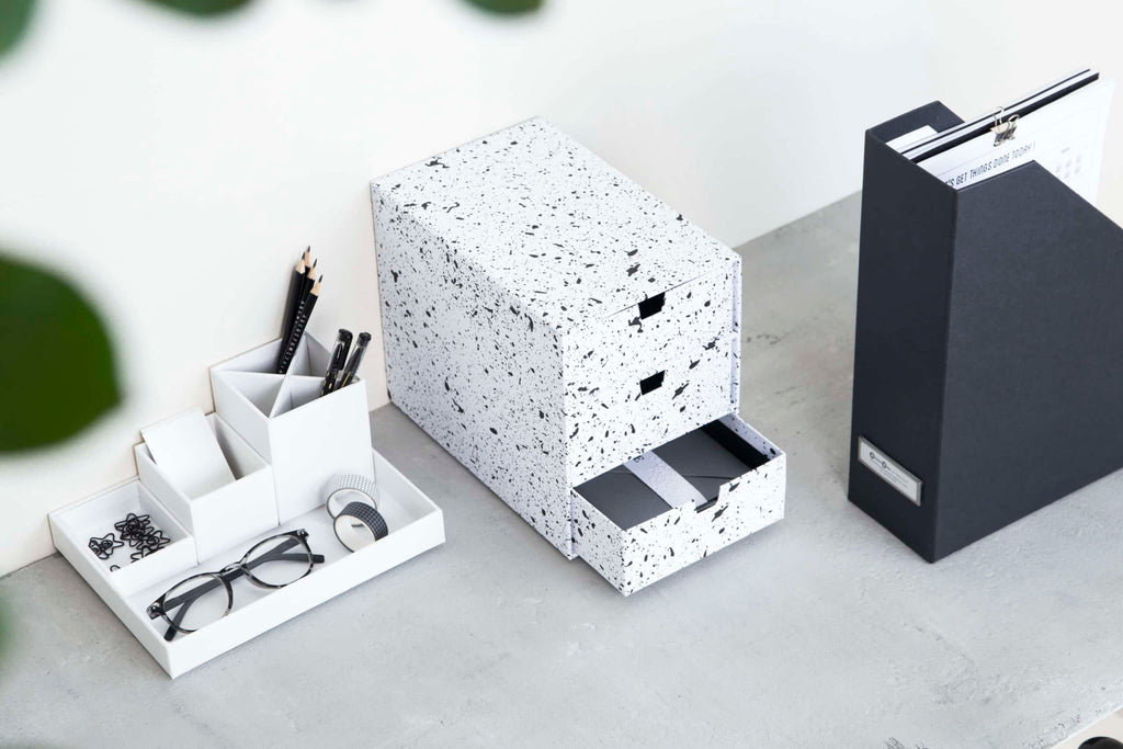 Bigso Box of Sweden – LENA – desk organizer – white – detail view 4
