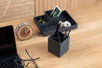 Bigso Box of Sweden – LENA – desk organizer – dark grey – detail view 5