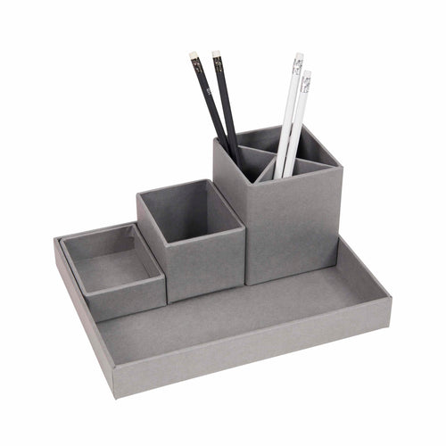 Bigso Box of Sweden – LENA – desk organizer – light grey