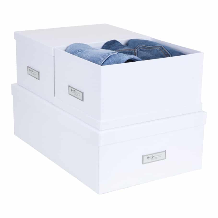 Bigso Box of Sweden – INGE – Set of 3 boxes – white – detail view 5