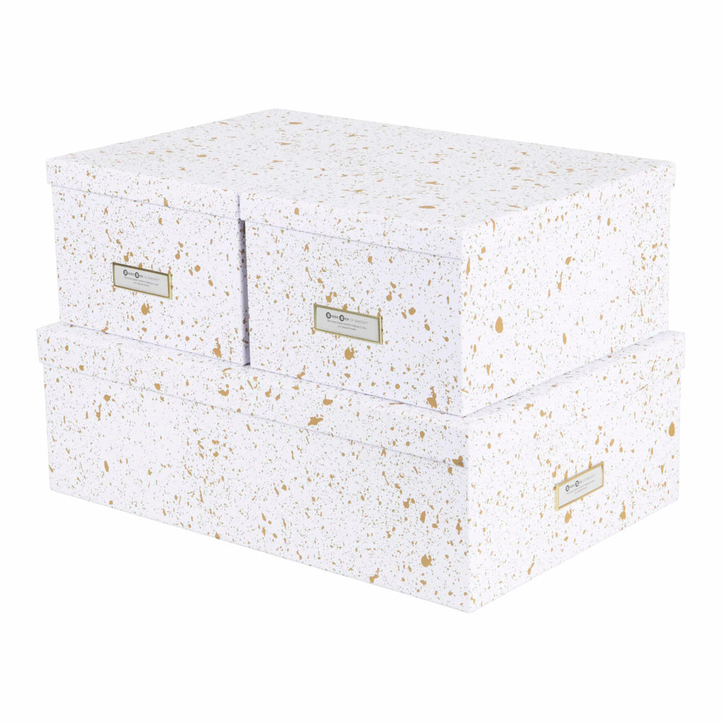 Bigso Box of Sweden – INGE – Set of 3 boxes – gold