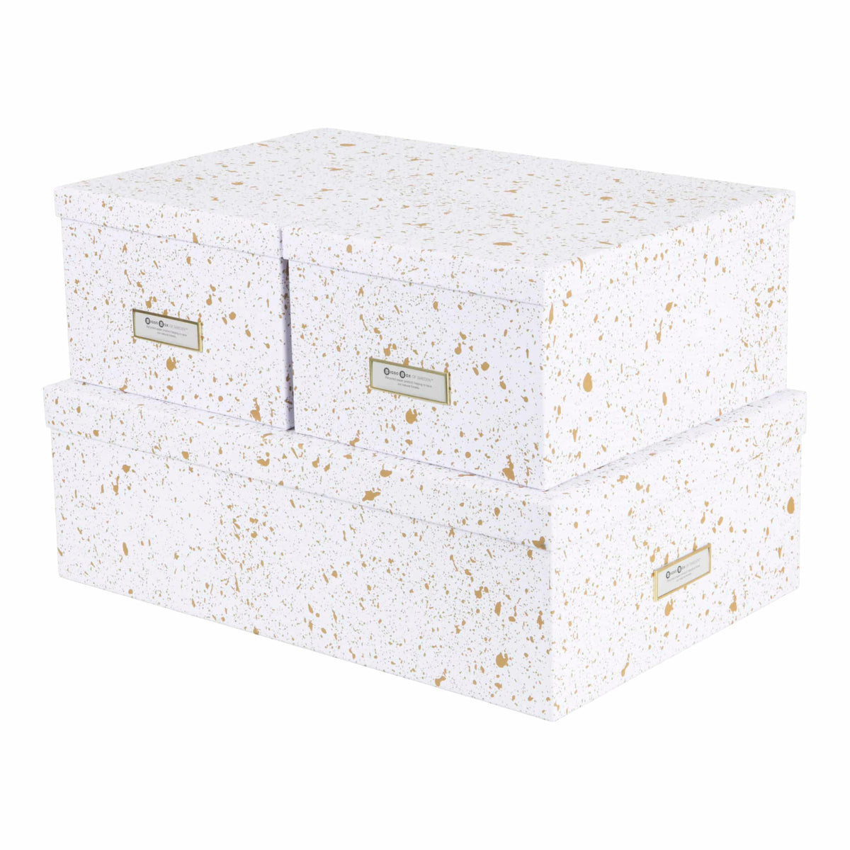 Bigso Box of Sweden – INGE – Set of 3 boxes – gold