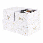 Bigso Box of Sweden – INGE – Set of 3 boxes – gold – detail view 3