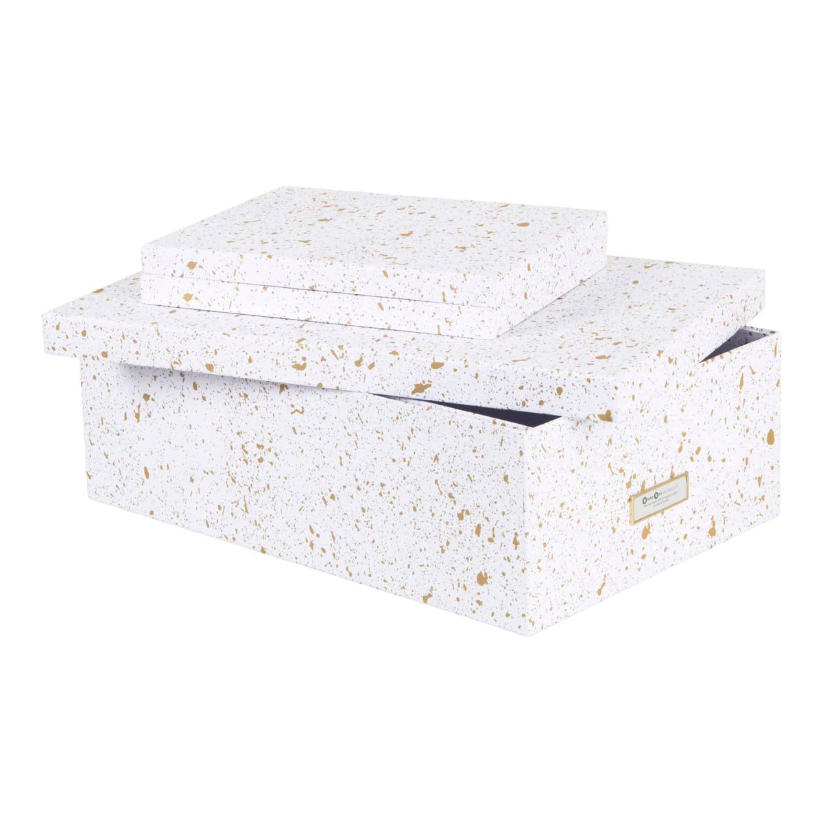 Bigso Box of Sweden – INGE – Set of 3 boxes – gold – detail view 4