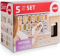 Emsa – Set of 5 containers Optima (1x0.45/1.6 and 2.2, +