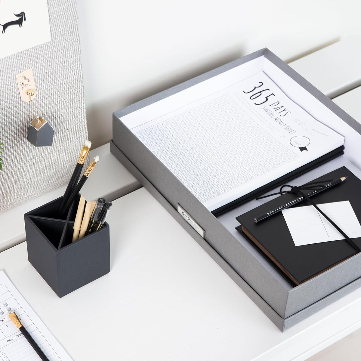 Bigso Box of Sweden – SVERKER – document box A3 – grey 541 – detail view 4