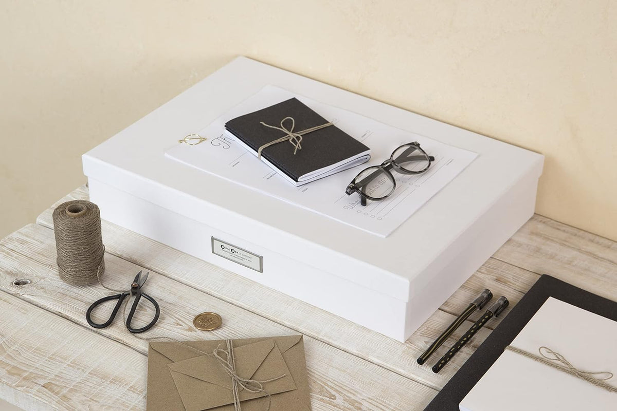 Bigso Box of Sweden – SVERKER – document box A3 – white – detail view 2