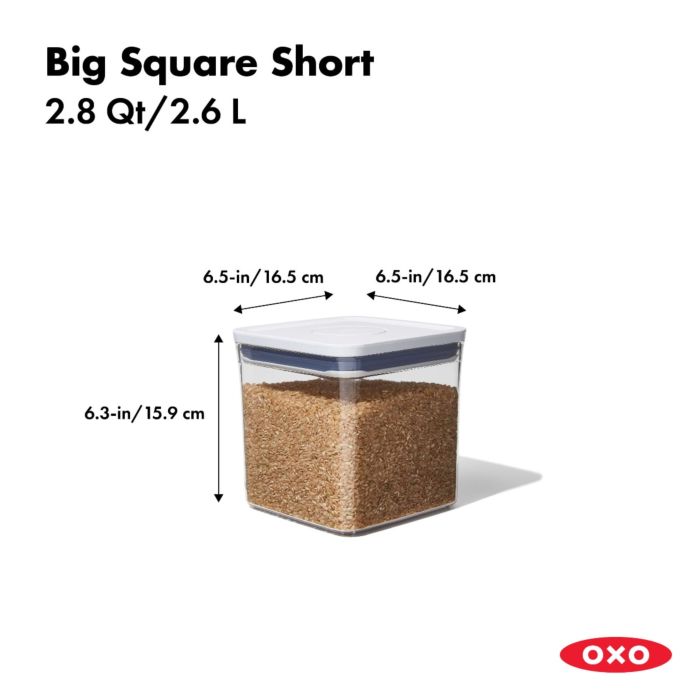 OXO – POP Good Grips Container 2.6 L – large square – detail view 2