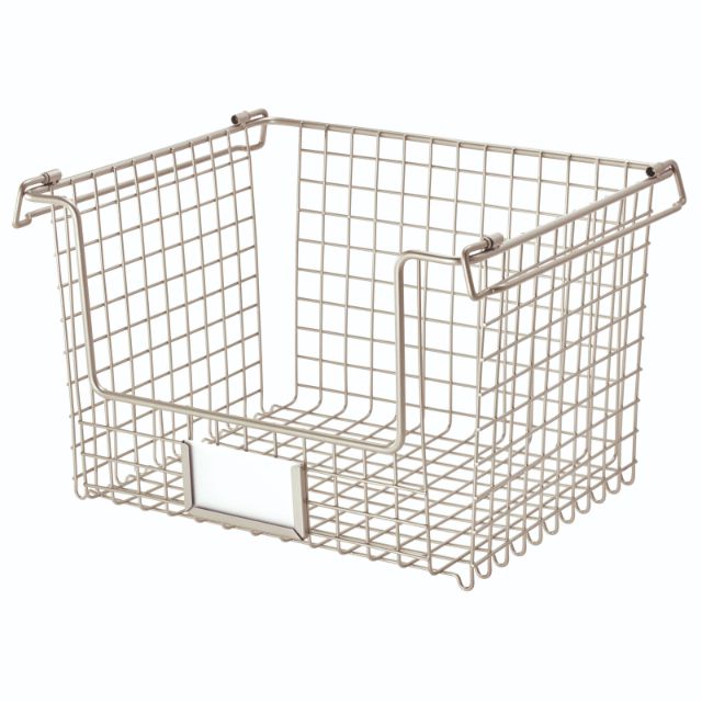 iDesign – Classico – steel basket – large, grey – 91005EU