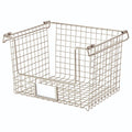 iDesign – Classico – steel basket – large, grey – 91005EU