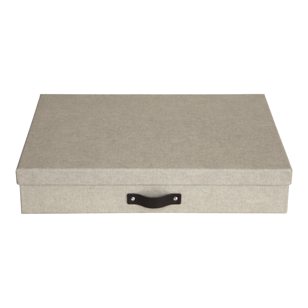 Bigso Box of Sweden – SVERKER – document box A3 – linen – detail view 3