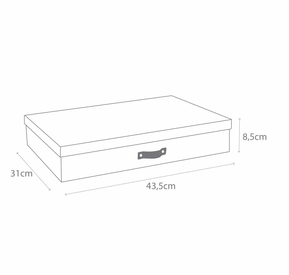 Bigso Box of Sweden – SVERKER – document box A3 – linen – detail view 2
