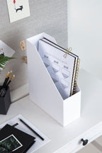 Bigso Box of Sweden – VIKTORIA – document organizer – white – detail view 5