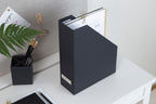 Bigso Box of Sweden – VIKTORIA – document organizer – dark – detail view 5