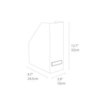 Bigso Box of Sweden – VIKTORIA – document organizer – dark – detail view 2
