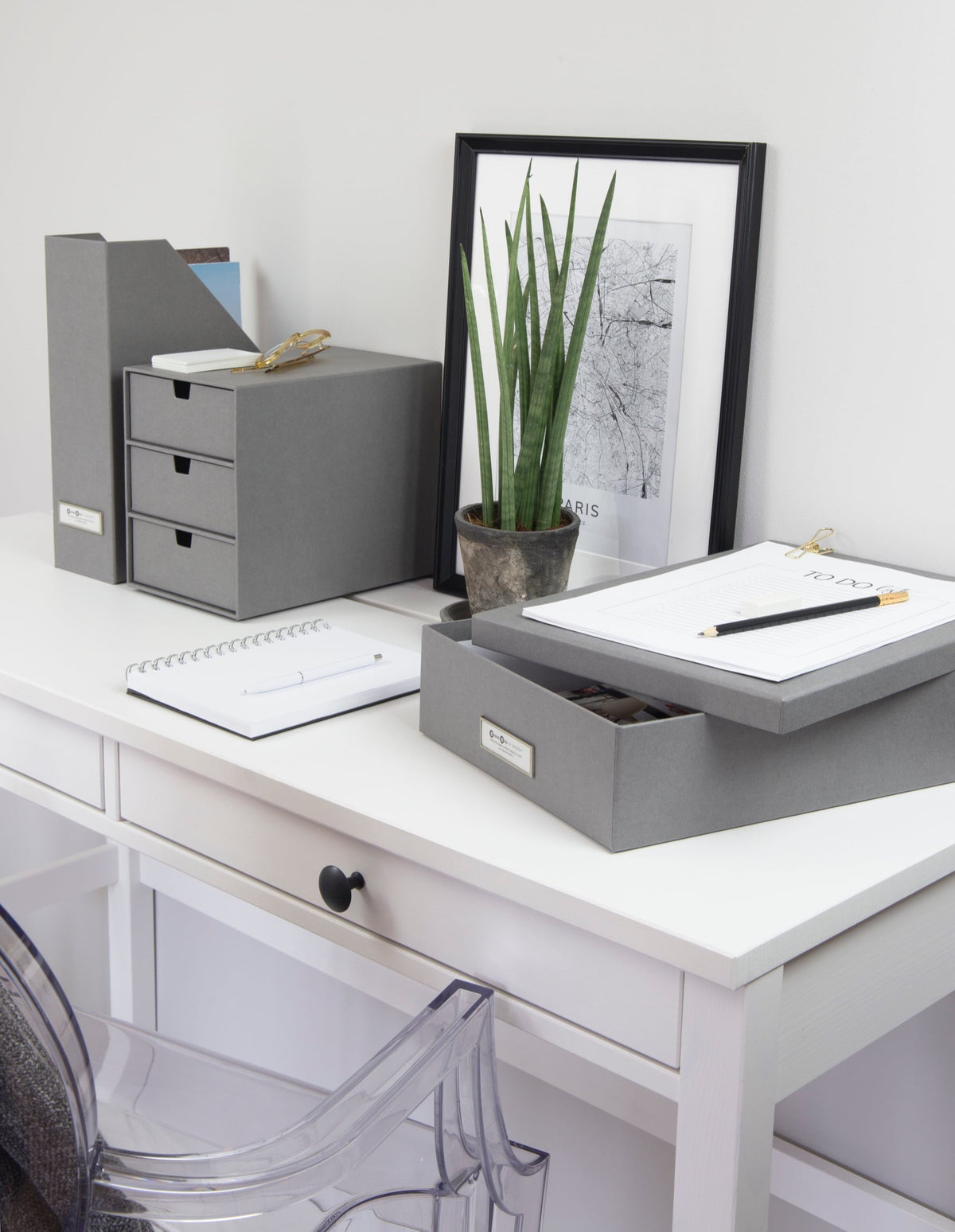 Bigso Box of Sweden – VIKTORIA – document organizer – light – detail view 5