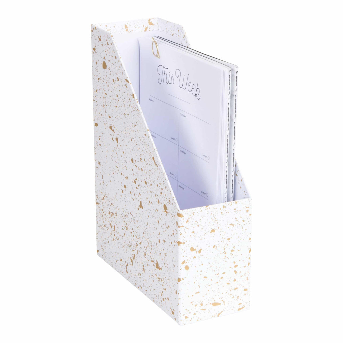 Bigso Box of Sweden – VIKTORIA – document organizer – gold – detail view 4