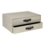Bigso Box of Sweden – BIRGER – 2-drawer document – linen