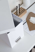 Bigso Box of Sweden – JOHAN – document box – white – detail view 4