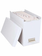 Bigso Box of Sweden – JOHAN – document box – white – detail view 2