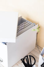 Bigso Box of Sweden – JOHAN – document box – white – detail view 3