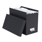 Bigso Box of Sweden – JOHAN – document box – dark grey – detail view 2