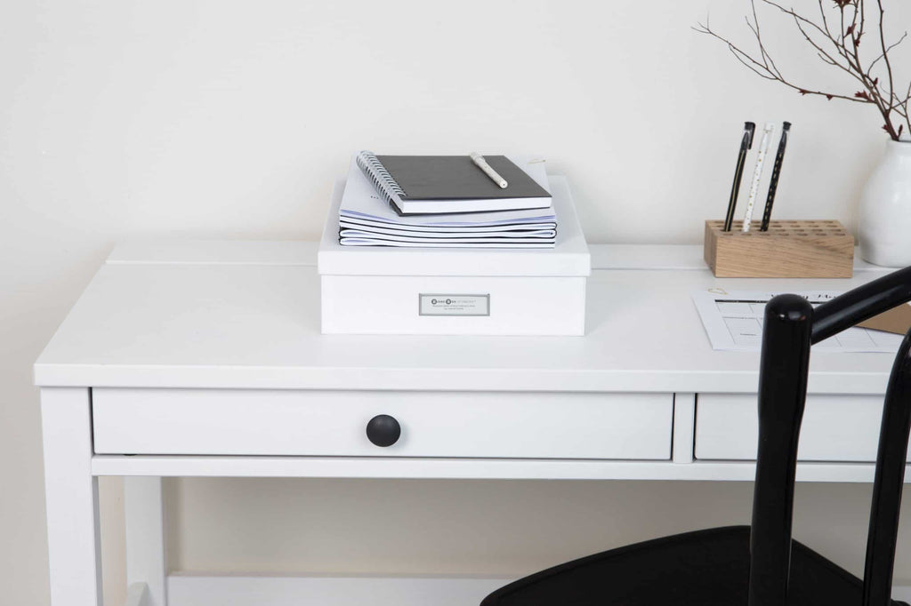 Bigso Box of Sweden – OSKAR – document box A4 – white – detail view 7