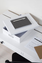Bigso Box of Sweden – OSKAR – document box A4 – white – detail view 8