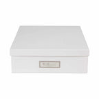 Bigso Box of Sweden – OSKAR – document box A4 – white – detail view 3