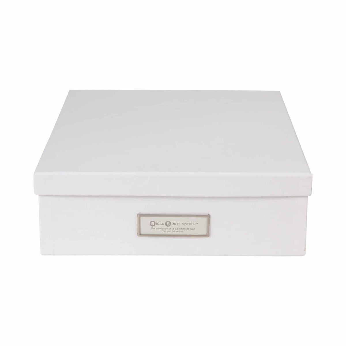 Bigso Box of Sweden – OSKAR – document box A4 – white – detail view 3