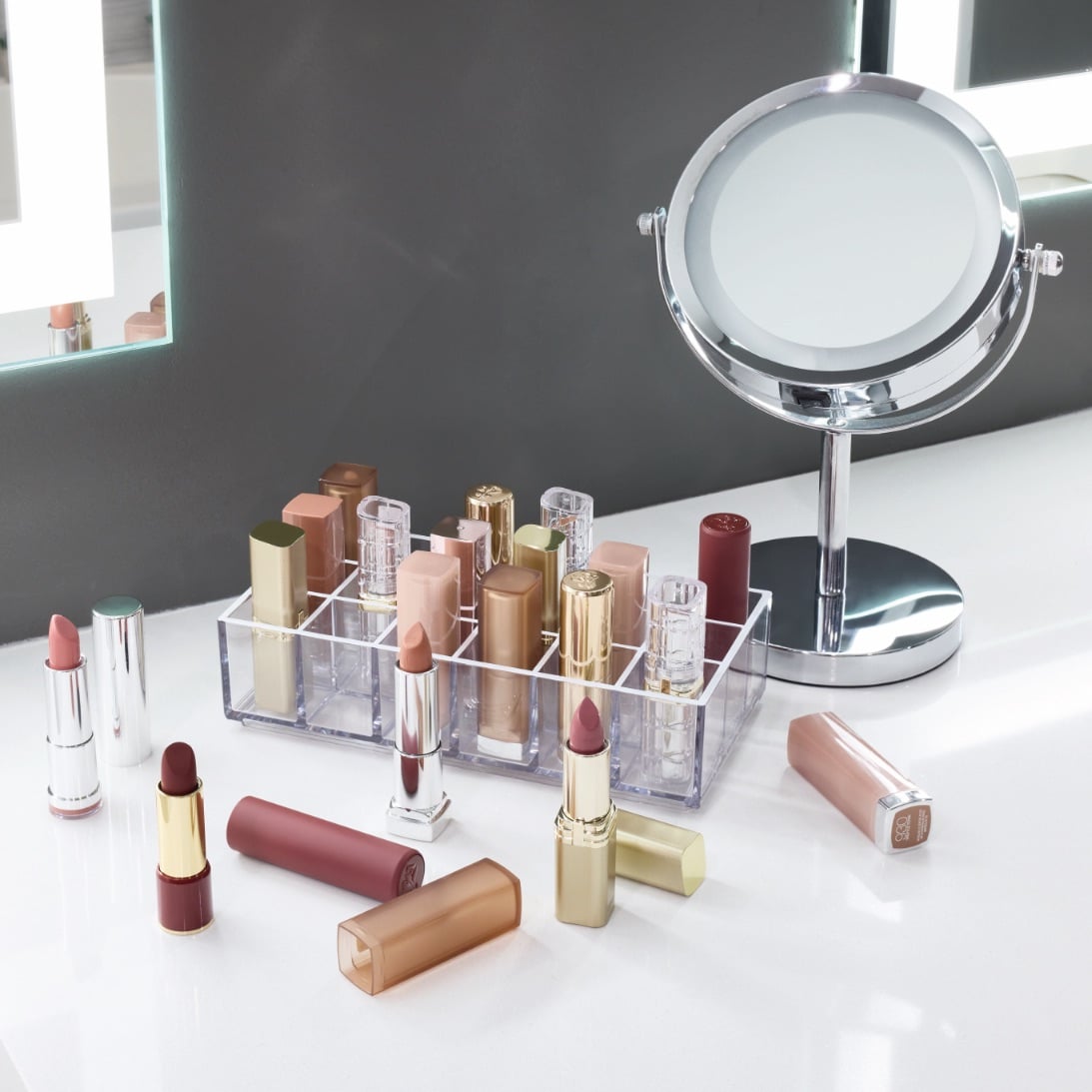 iDesign x Sarah Tanno – Cosmetic organizer for lips – Clear – detail view 9