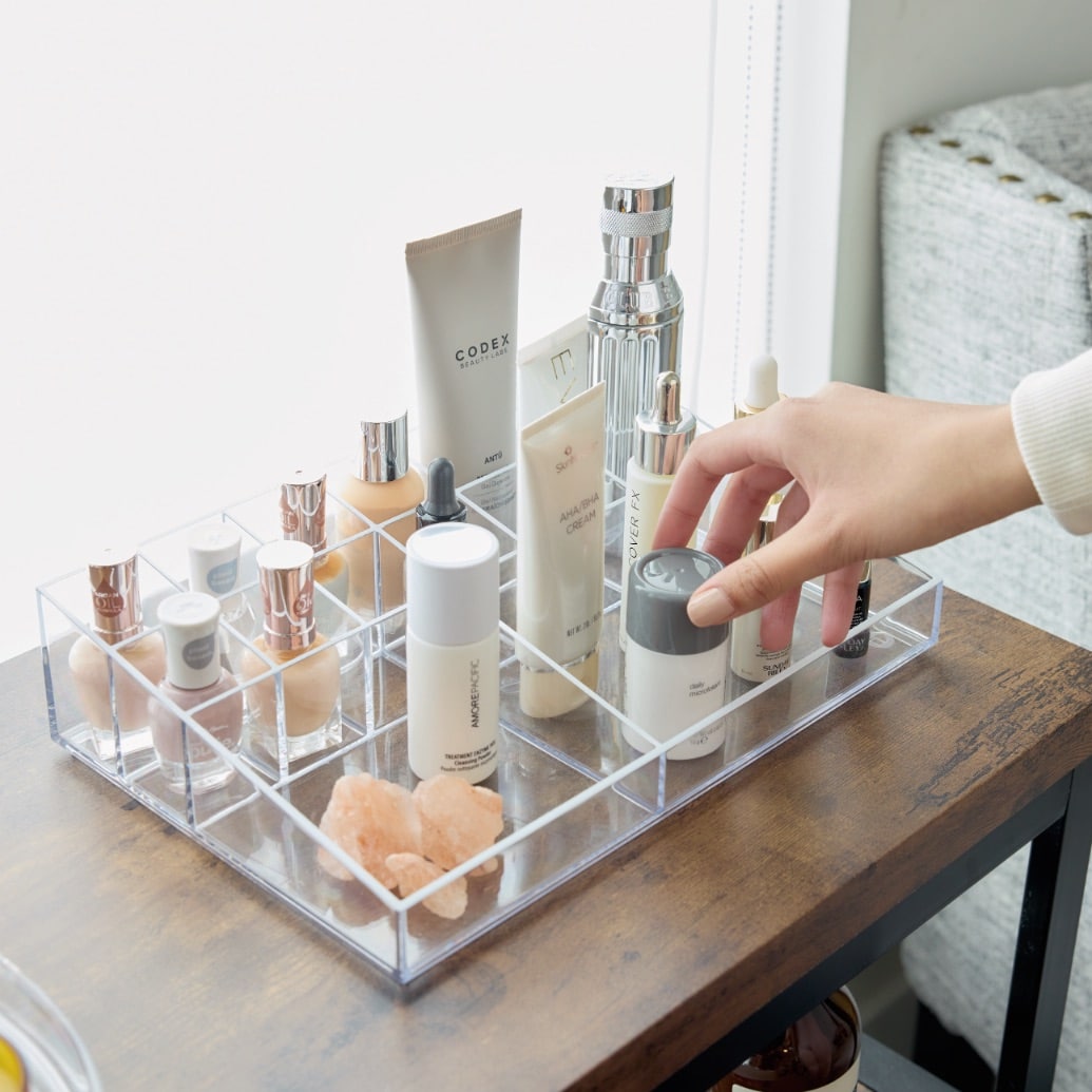 iDesign x Sarah Tanno – Cosmetic station – Clear – 95313EU – detail view 6