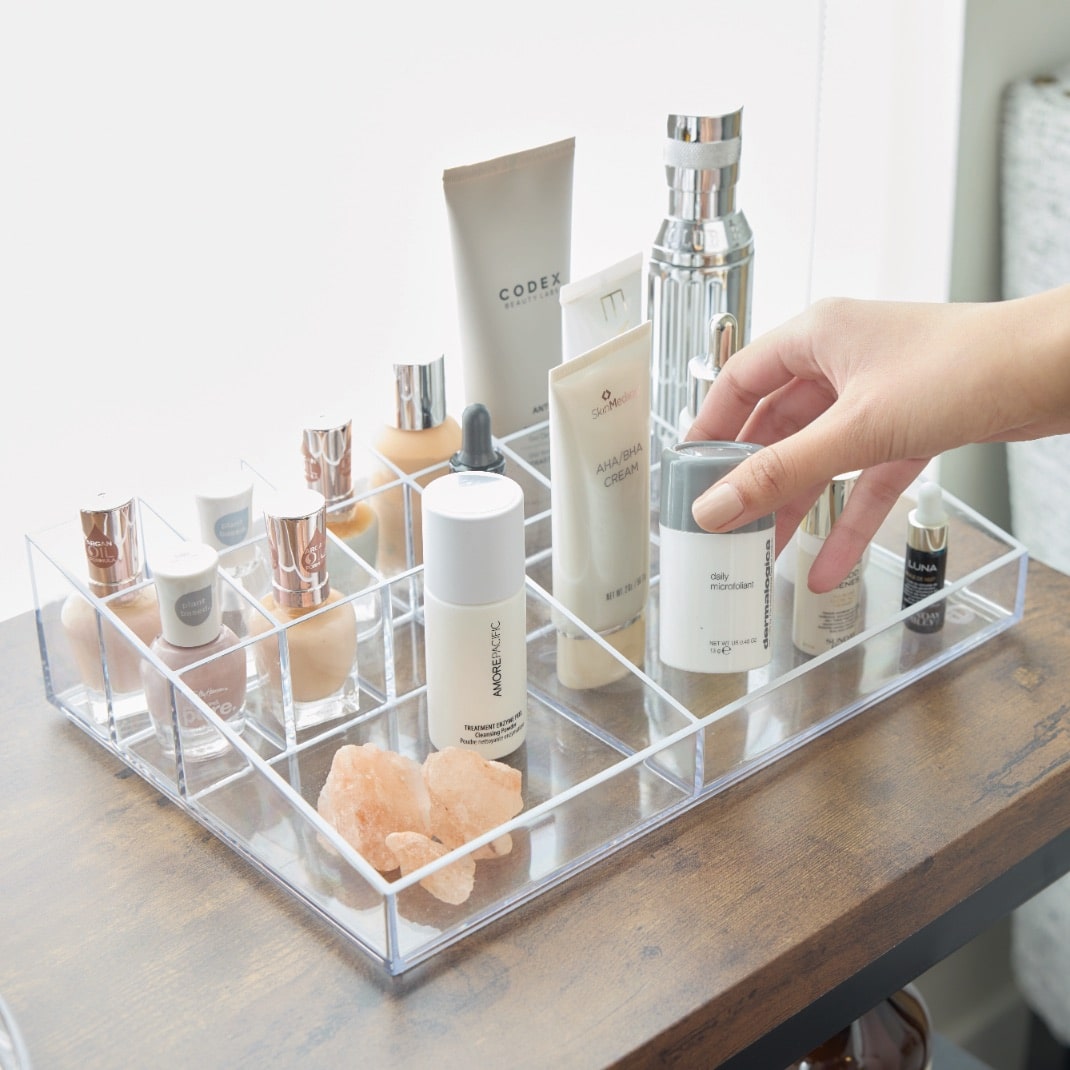 iDesign x Sarah Tanno – Cosmetic station – Clear – 95313EU – detail view 9