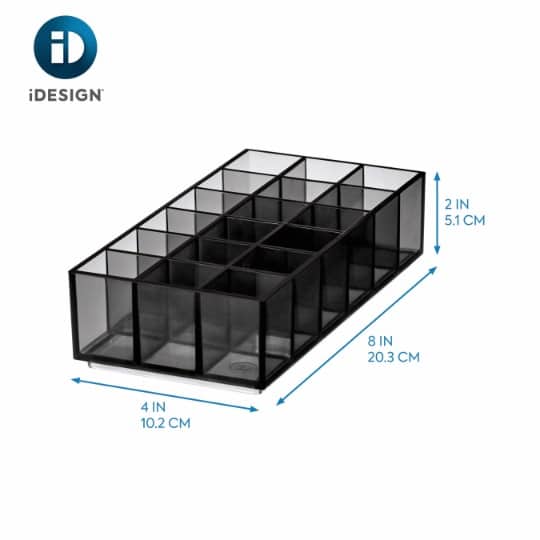 iDesign x Sarah Tanno – Cosmetic organizer for lips – Smoke – detail view 2