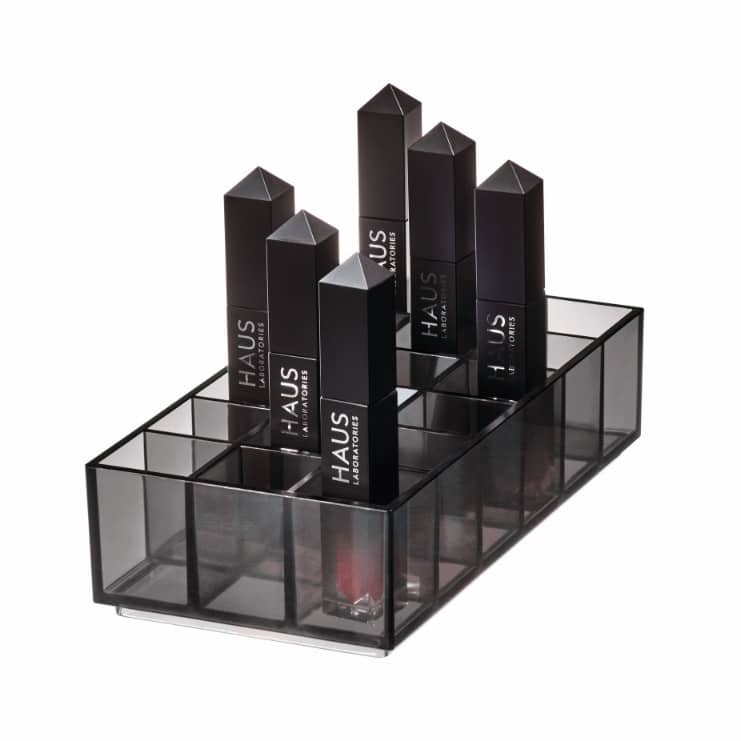 iDesign x Sarah Tanno – Cosmetic organizer for lips – Smoke – detail view 3