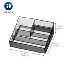 iDesign x Sarah Tanno – Cosmetic organizer for nails – Smoke – detail view 2