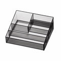 iDesign x Sarah Tanno – Cosmetic organizer for nails – Smoke