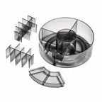 iDesign x Sarah Tanno – Cosmetic Lazy Susan – Smoke –
