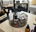 iDesign x Sarah Tanno – Cosmetic Lazy Susan – Smoke – – detail view 7