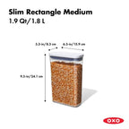 OXO – POP Good Grips Container 1.8 L – narrow rectangle – detail view 2