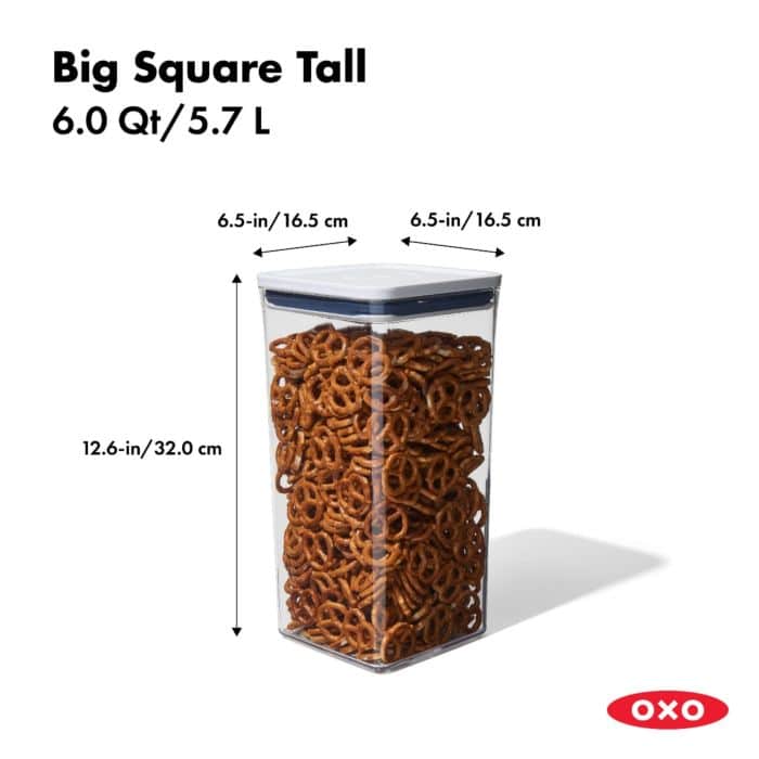 OXO – POP Good Grips Container 5.7 L – large square – detail view 2