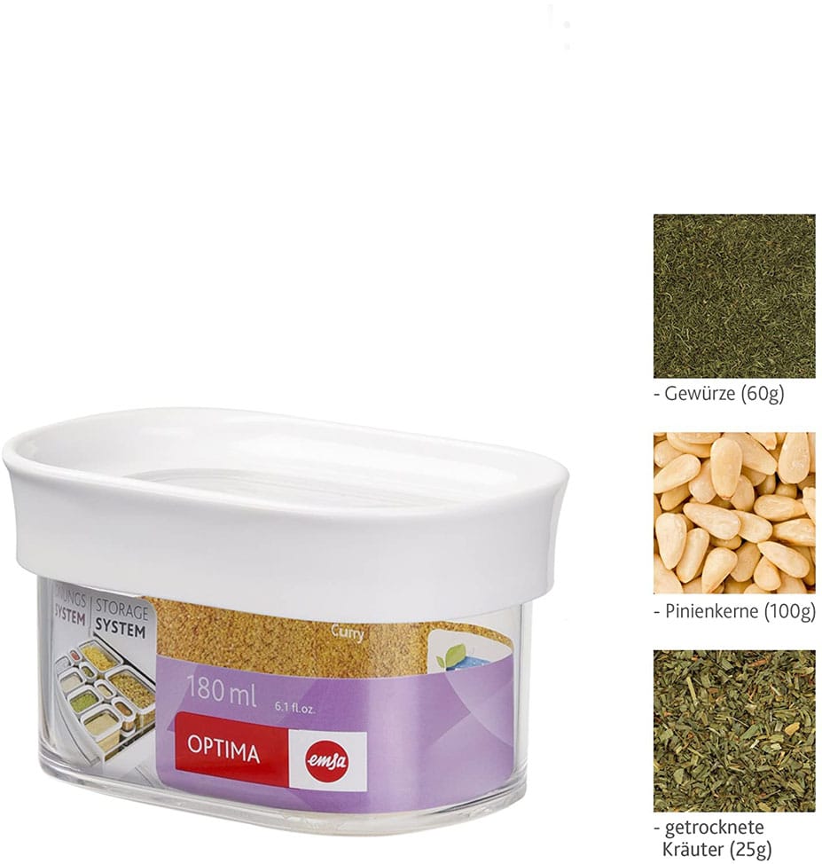 Emsa – Dry Food Container OPTIMA, rectangular, 0.18 L