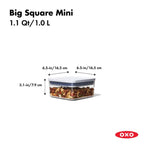 OXO – POP Good Grips Container 1.0 L – large square – detail view 2