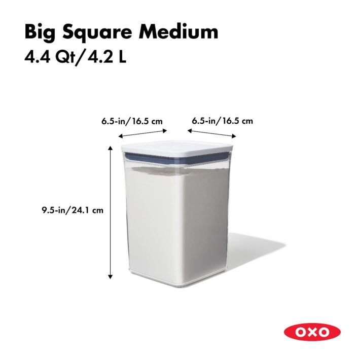 OXO – POP Good Grips Container 4.2 L – large square – detail view 2