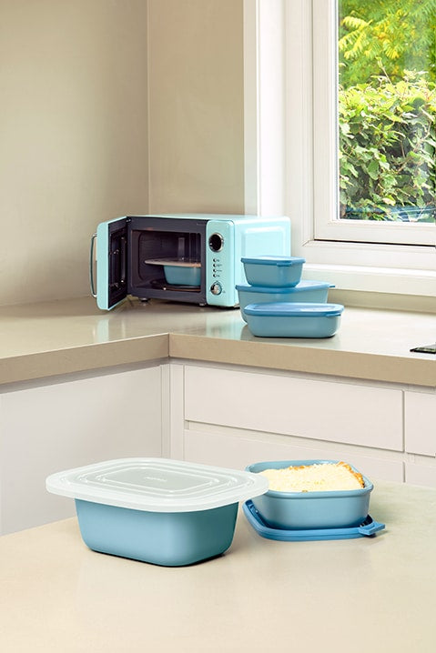 Mepal – Food Container Set CIRQULA – 0.75 L / 1.5 and 3.0 L – detail view 17