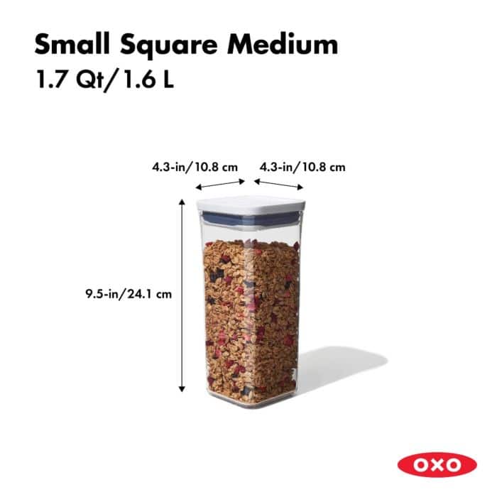 OXO – POP Good Grips Container 1.6 L – small square – detail view 2