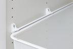 Elfa – Universal top track rail hl. 55 (pair), white –