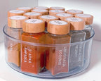 Tidies – Set – 15 pieces spice jars, labels and Lazy Susan – detail view 2