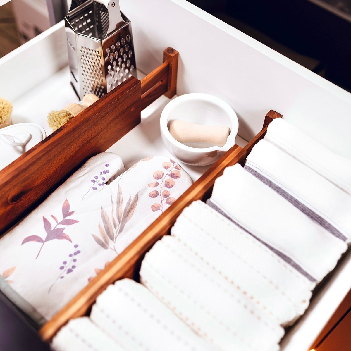 Tidies – Drawer divider acacia tall/short – V50 – detail view 11