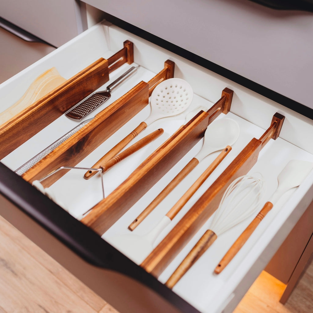Tidies – Drawer divider acacia low/short – N50 – detail view 8